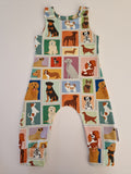 Baby romper dogs