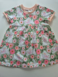 Organic Floral Rabbit Dress