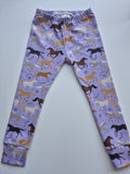 Organic Lilac Horse Leggings