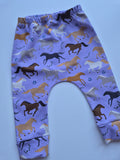 Organic Lilac Horse Leggings