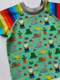 Organic Rainbow Garden T-Shirt