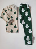 Organic Snowman Leggings