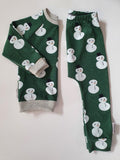 Organic Snowman Leggings