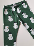 Organic Snowman Leggings